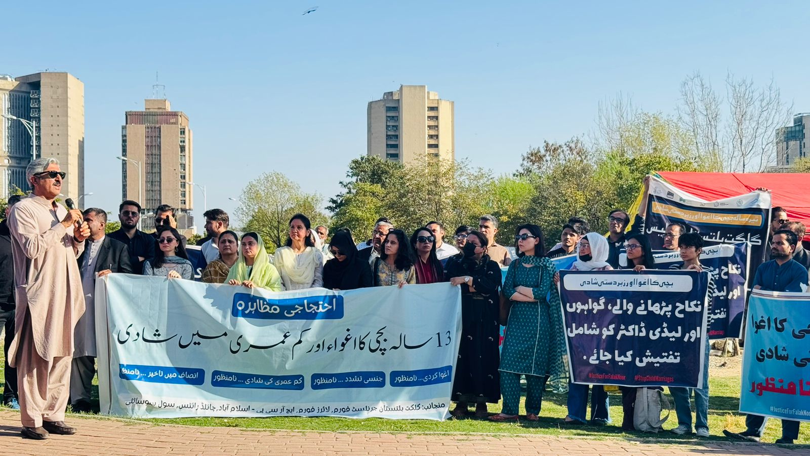 Civil Society Demands Swift Action for Missing Girl at National Press Club Rally